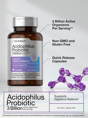 Gluten-free and Non-GMO Horbäach Probiotic packaging