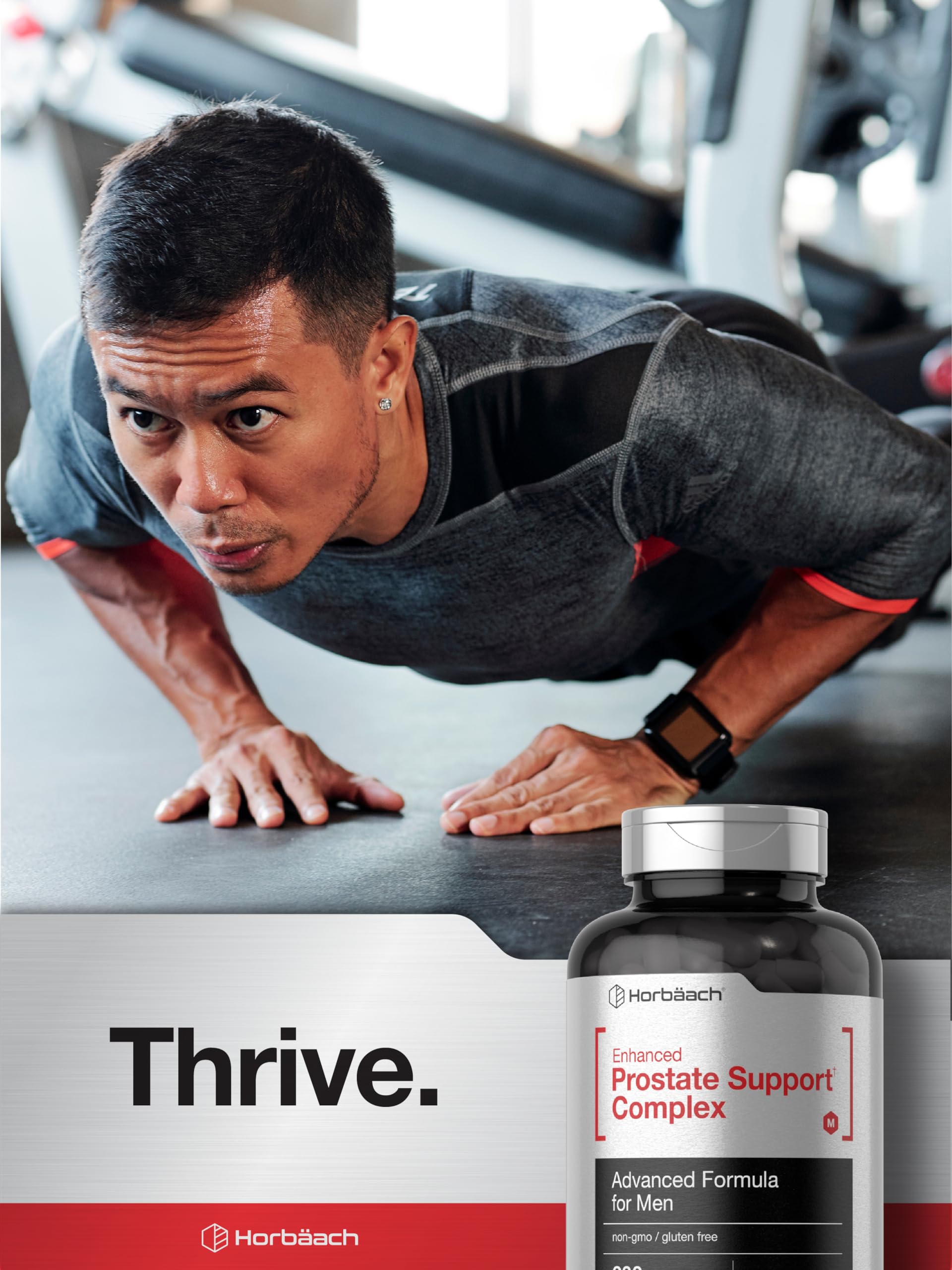 Horbaach Prostate Supplement bottle on a clean white background