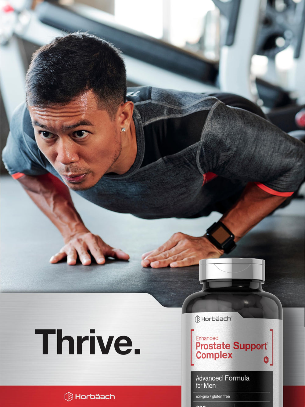 Horbaach Prostate Supplement bottle on a clean white background