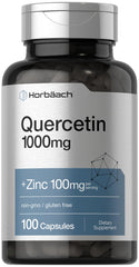 Bottle of Horbaach Quercetin 1000mg capsules