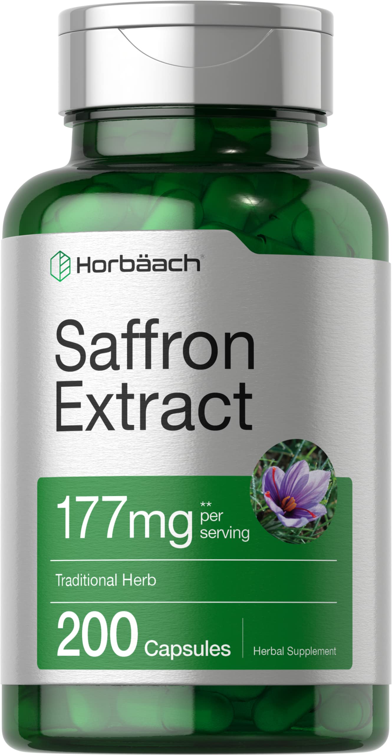Horbäach Saffron Extract bottle with label