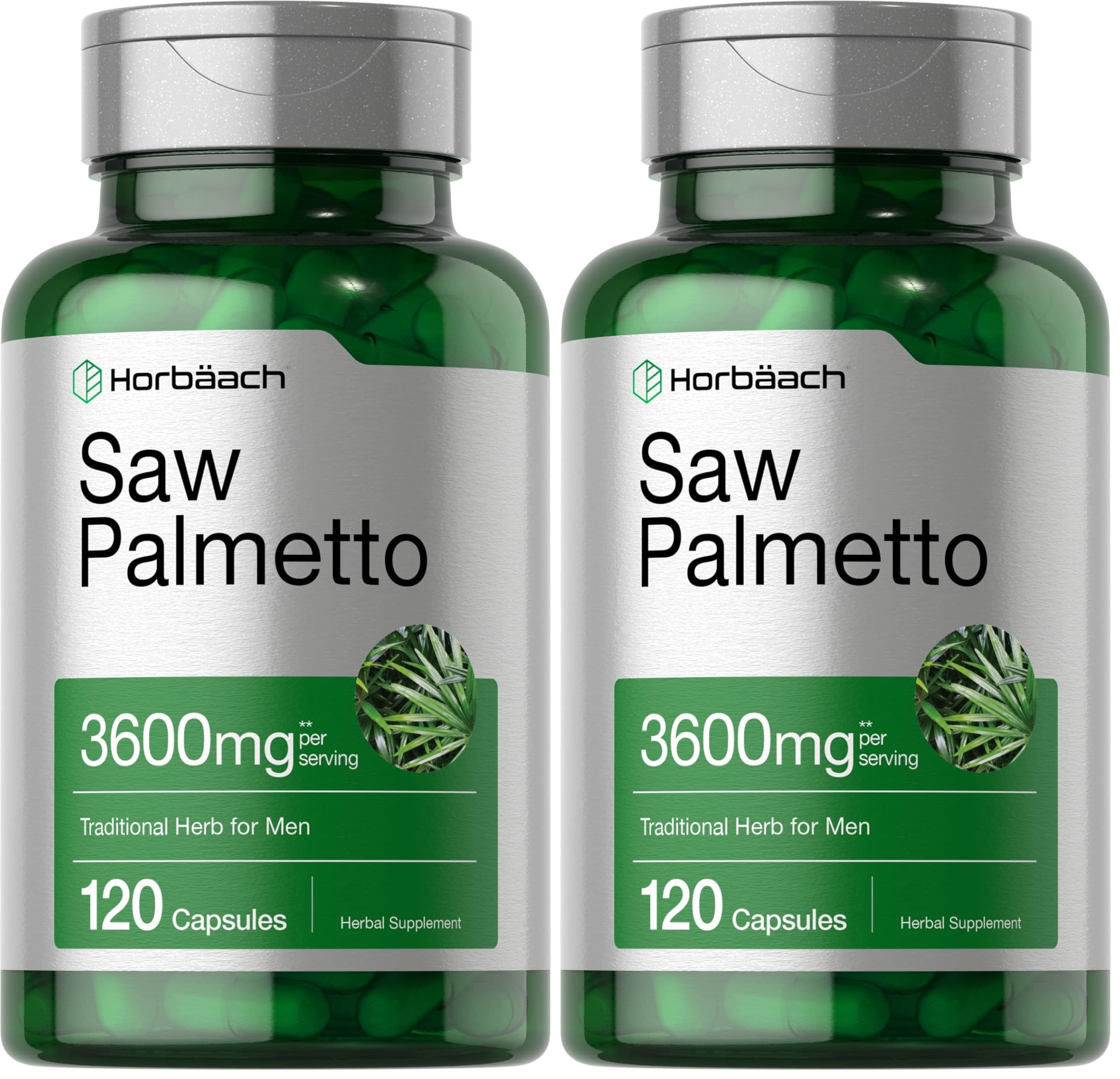 Horbäach Saw Palmetto Extract bottle Pack of 2