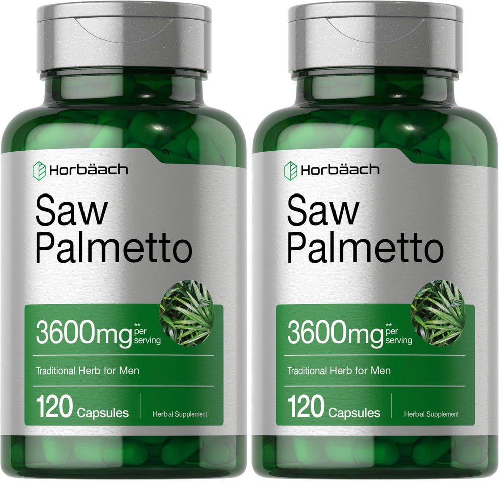 Horbäach Saw Palmetto Extract bottle Pack of 2