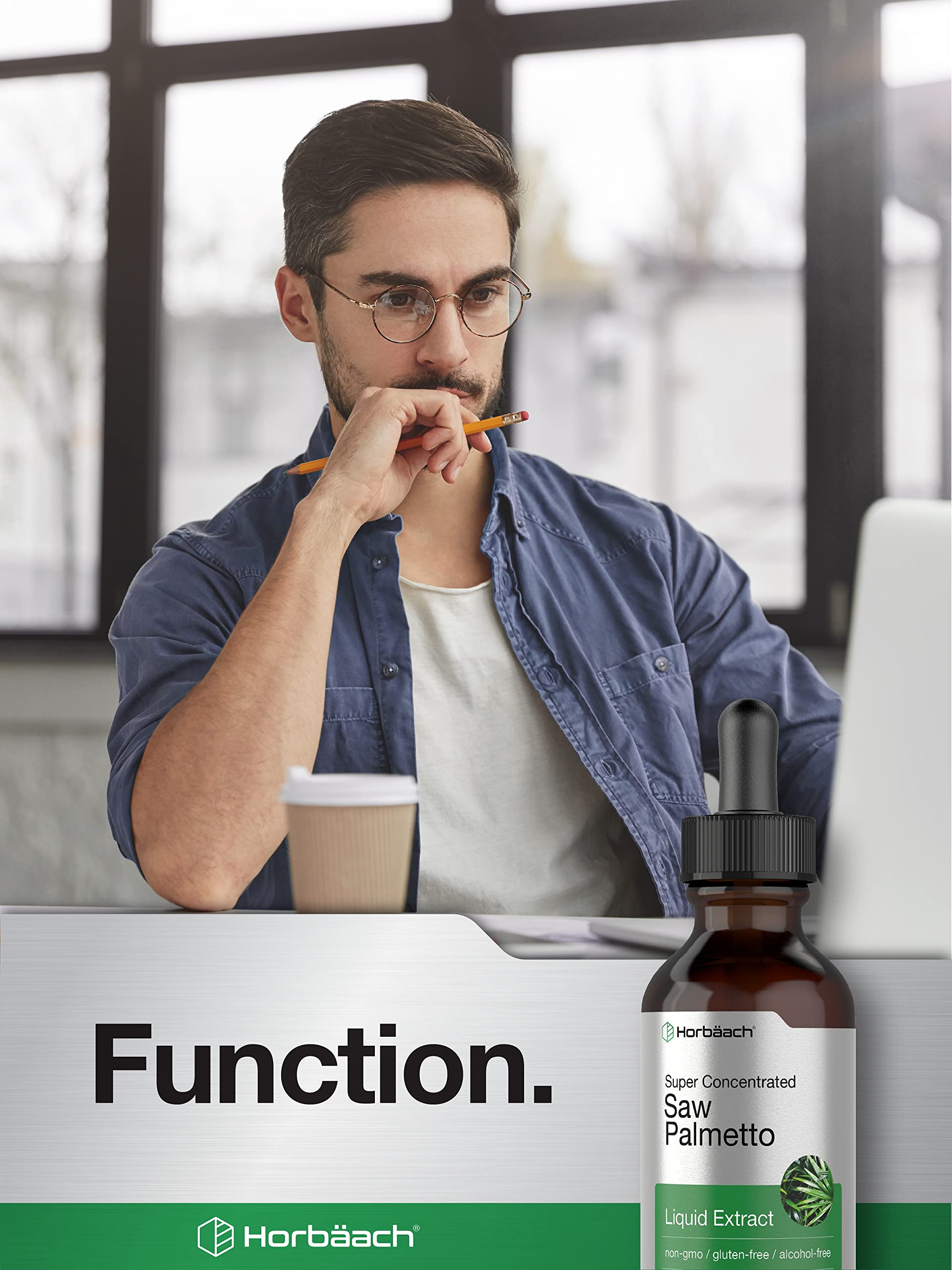 Ingredients panel for Horbaach Saw Palmetto Liquid Extract