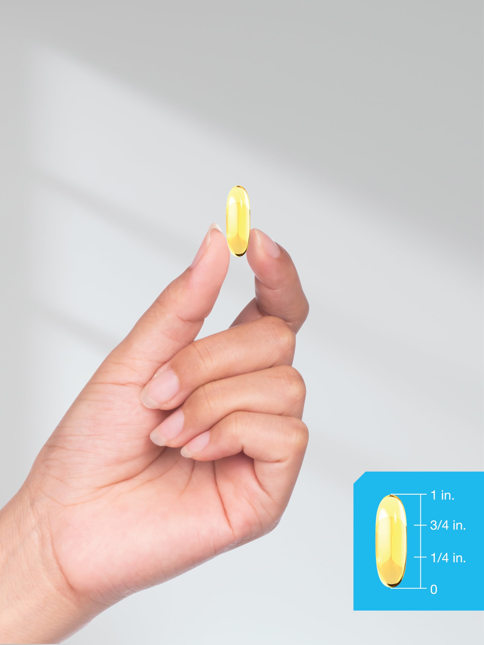 Serving size illustration for Horbäach Omega 3-6-9 softgels