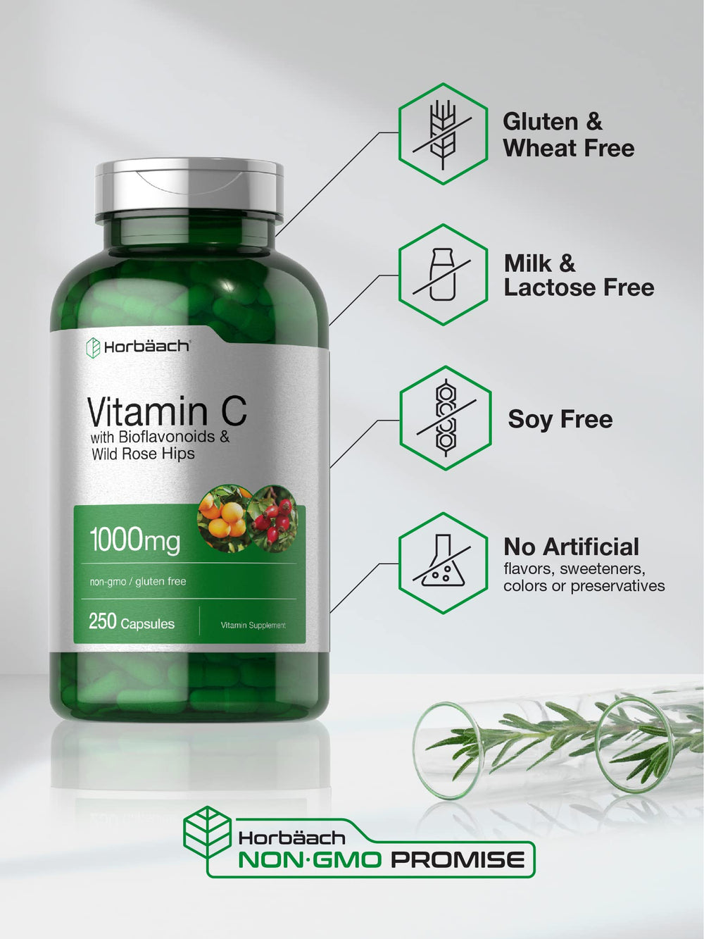 Vitamin C 1000mg with Citrus Bioflavonoids and Rose Hips
