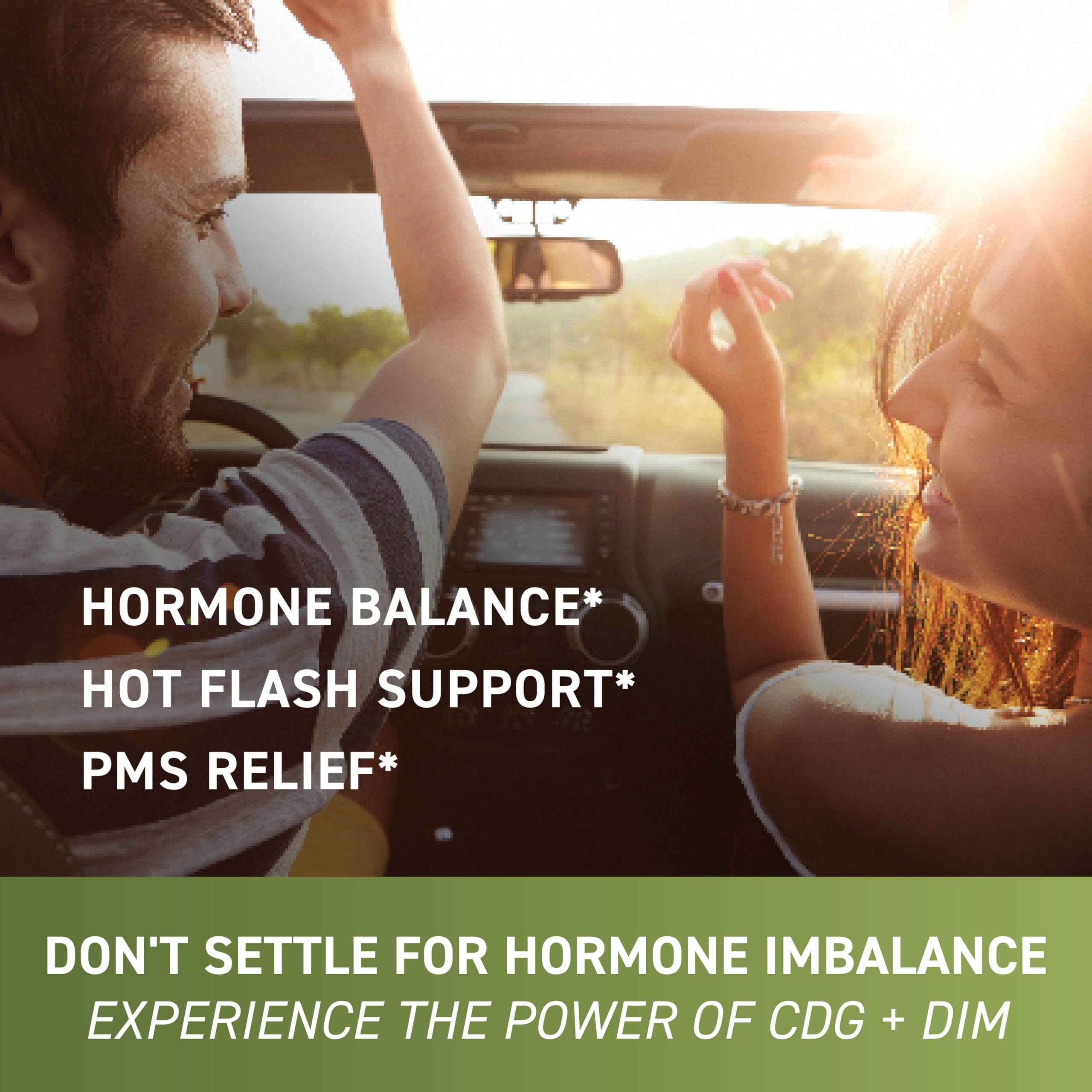 DIM supplement aiding hormonal acne support