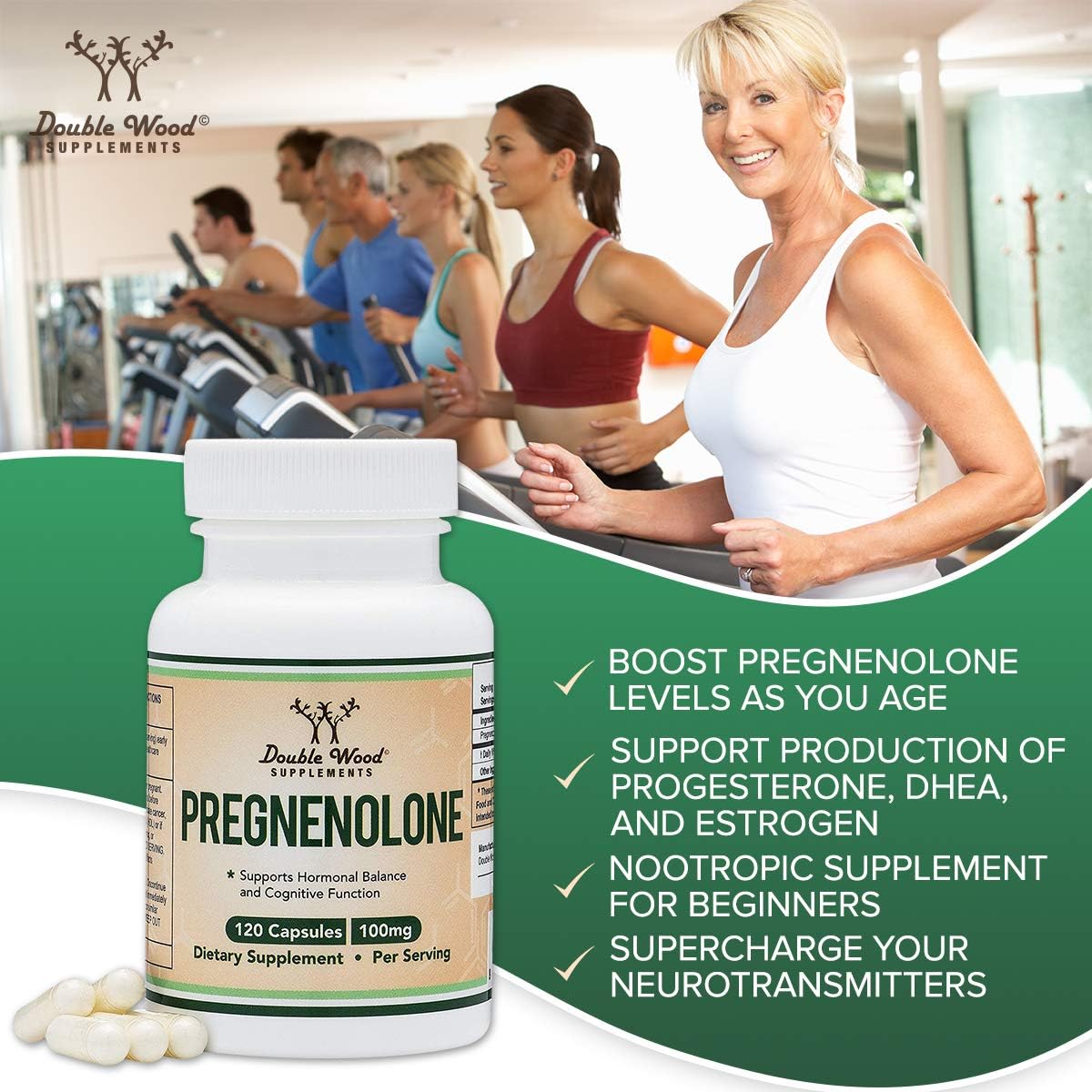 Hormonal balance support with pregnenolone