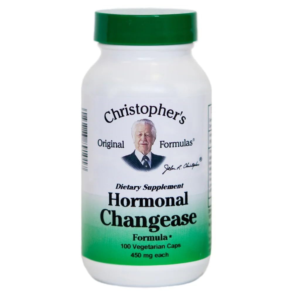 Christopher's Original Formulas Hormonal Changease bottle and capsules