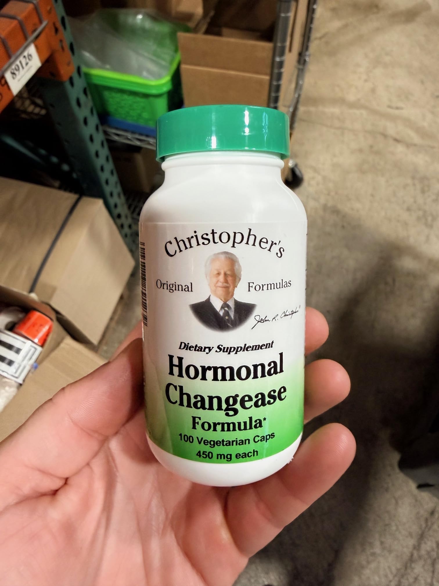 Black cohosh root and other herbs used in Hormonal Changease