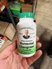 Black cohosh root and other herbs used in Hormonal Changease