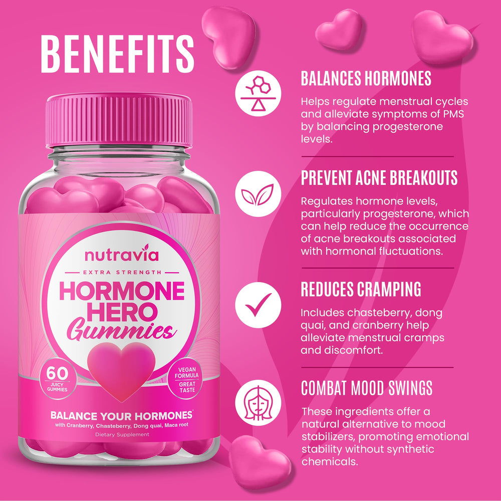 Ingredients: chasteberry, dong quai, cranberry, maca root for hormone support