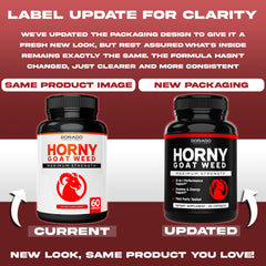 Dorado Horny Goat Weed bottle and capsules - premium formula