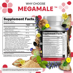 Horny goat weed and maca root capsules