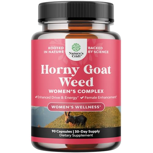 Bottle of Horny Goat Weed Women Complex capsules