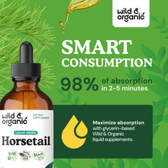 450 mg horsetail per serving