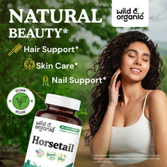 Close-up of Horsetail Capsules 800 mg