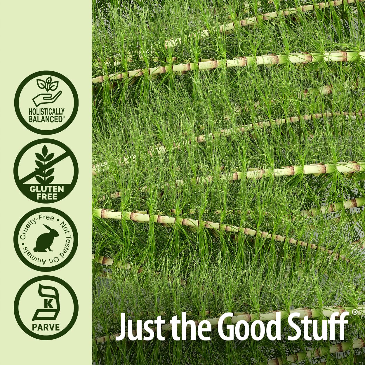 Horsetail herb extract drops deliver 560 mg per 1 ml serving.