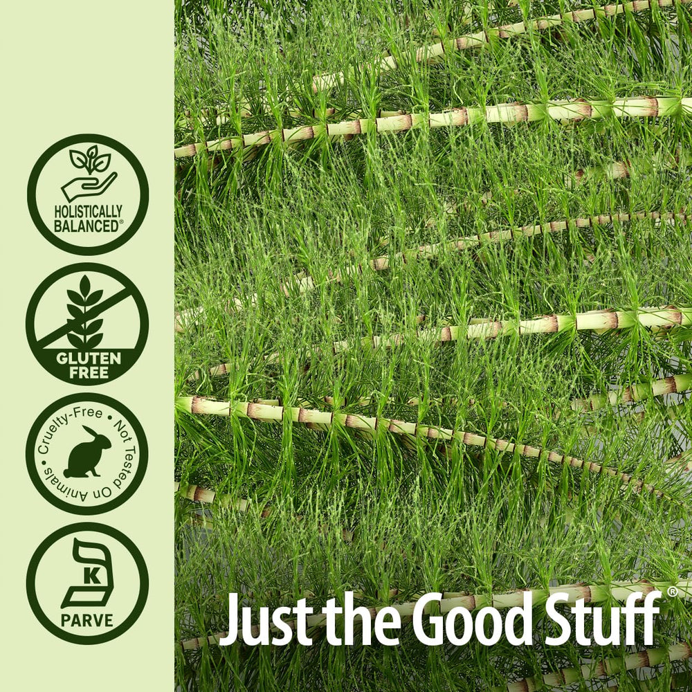 Horsetail herb extract drops deliver 560 mg per 1 ml serving.