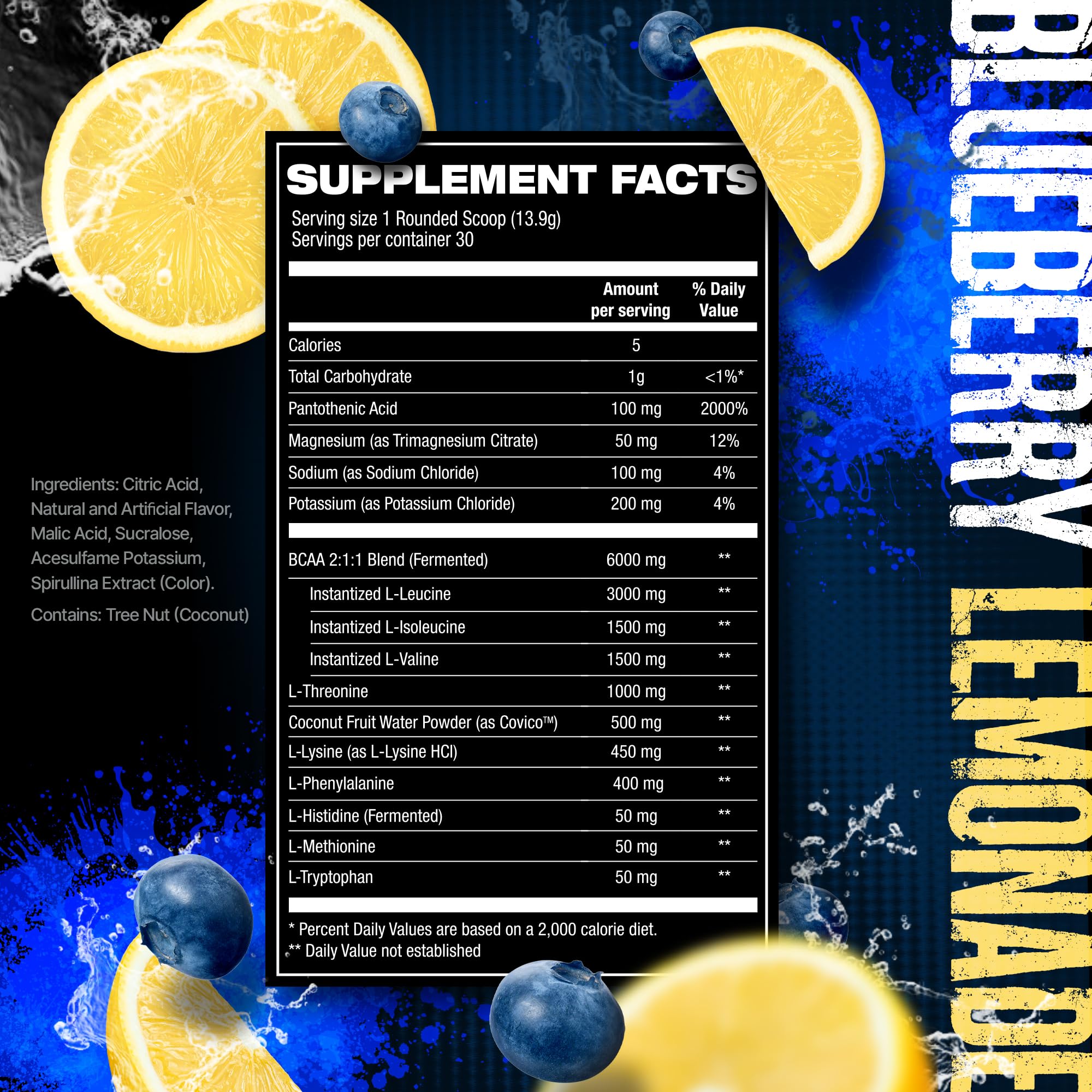 Hydrating glass with SILO[9 Blueberry Lemonade drink