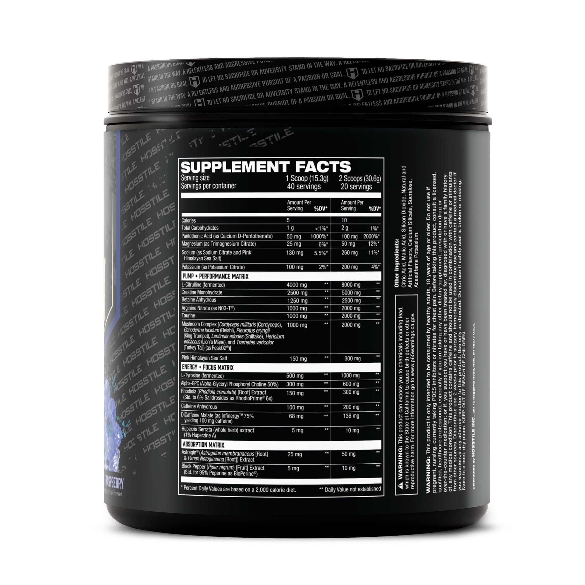 Hosstility V2 muscle pump action shot hints at enhanced vascularity for workouts.