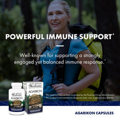 Host Defense Agarikon bottle packaging and branding