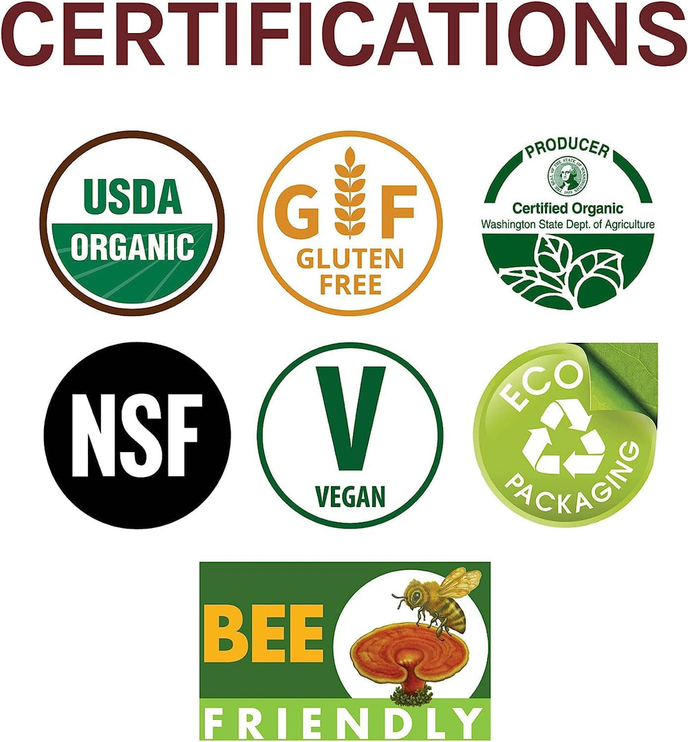 Nutrition facts panel on the bottle label