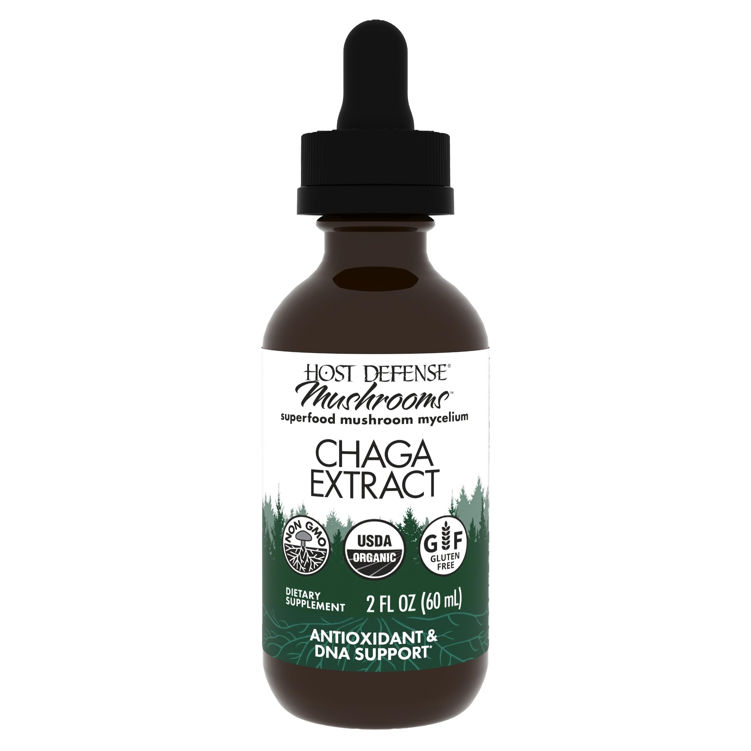 Hero image for Host Defense Chaga Extract 2 oz bottle