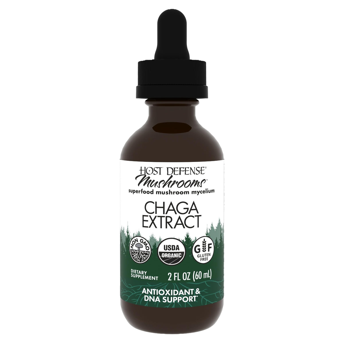 Hero image for Host Defense Chaga Extract 2 oz bottle