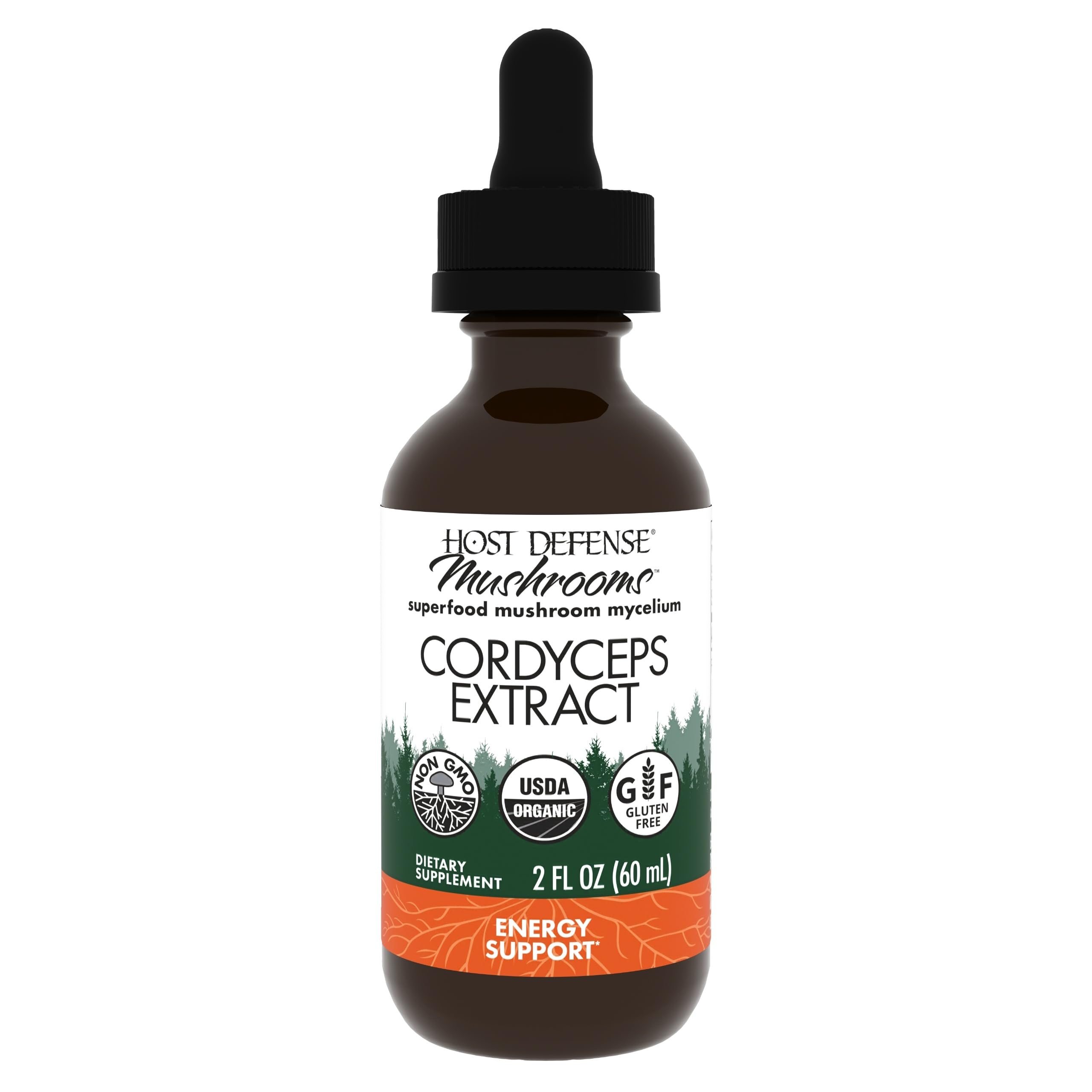 Hero image of Host Defense Cordyceps Extract bottle (2 oz)