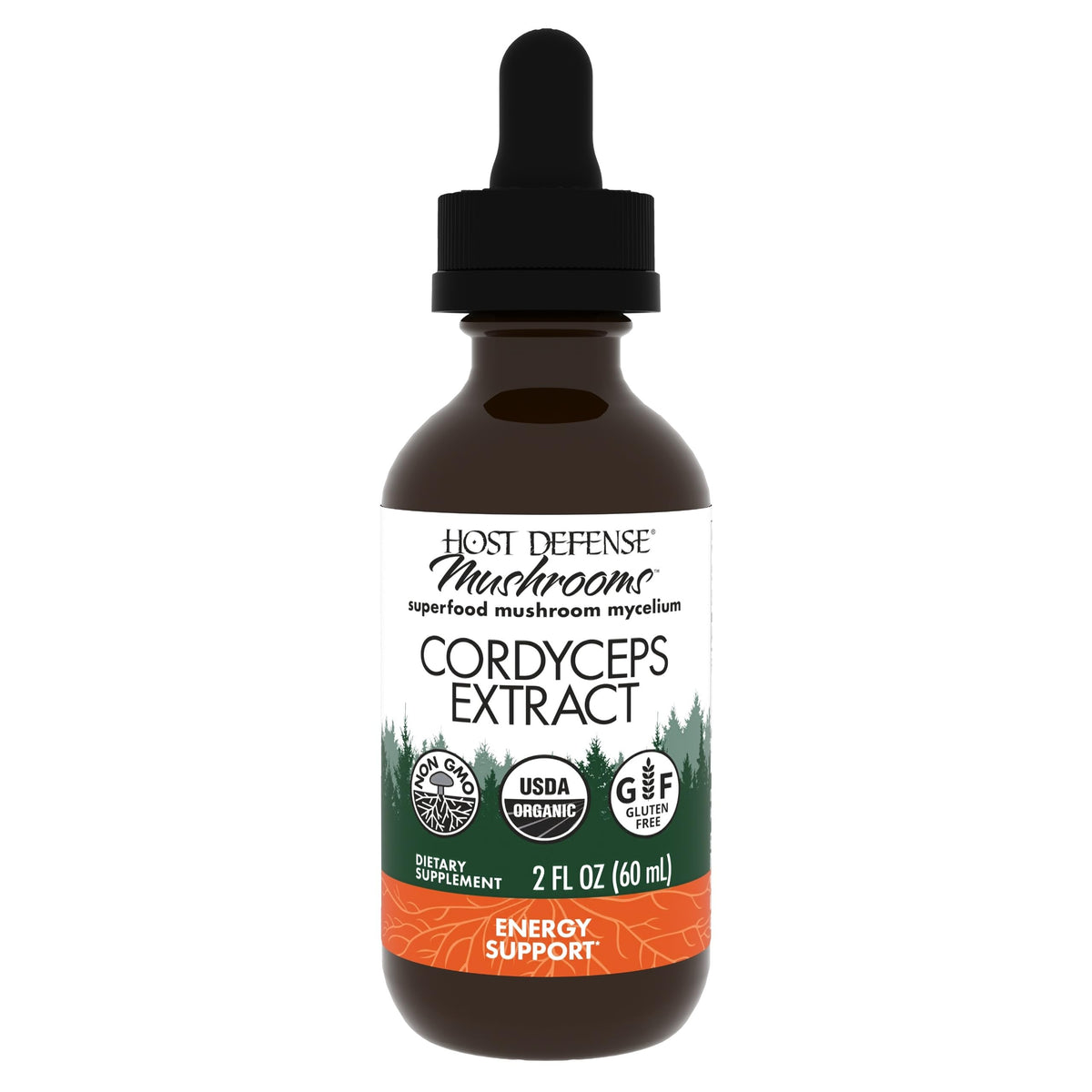 Hero image of Host Defense Cordyceps Extract bottle (2 oz)