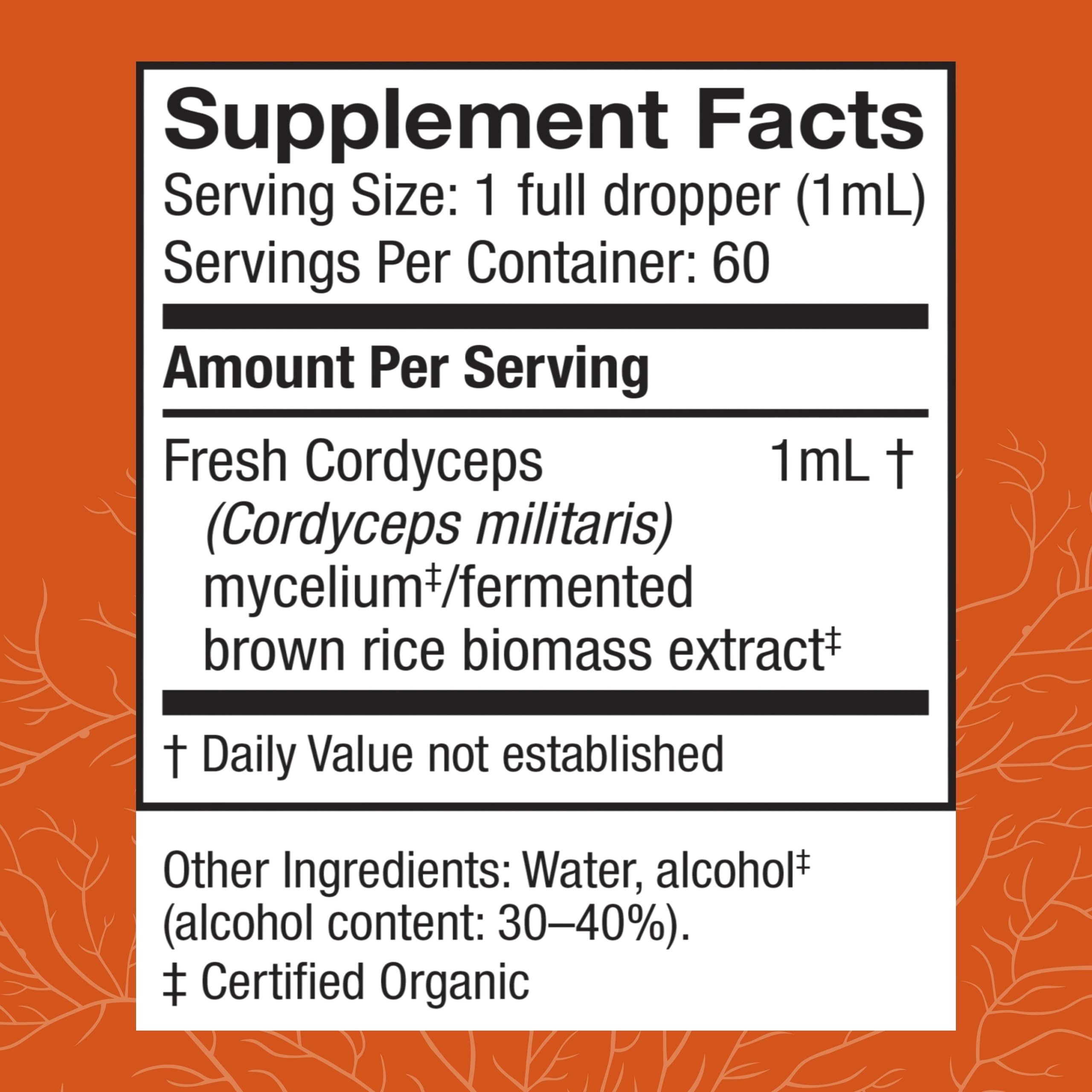 Product label image for Host Defense Cordyceps Extract