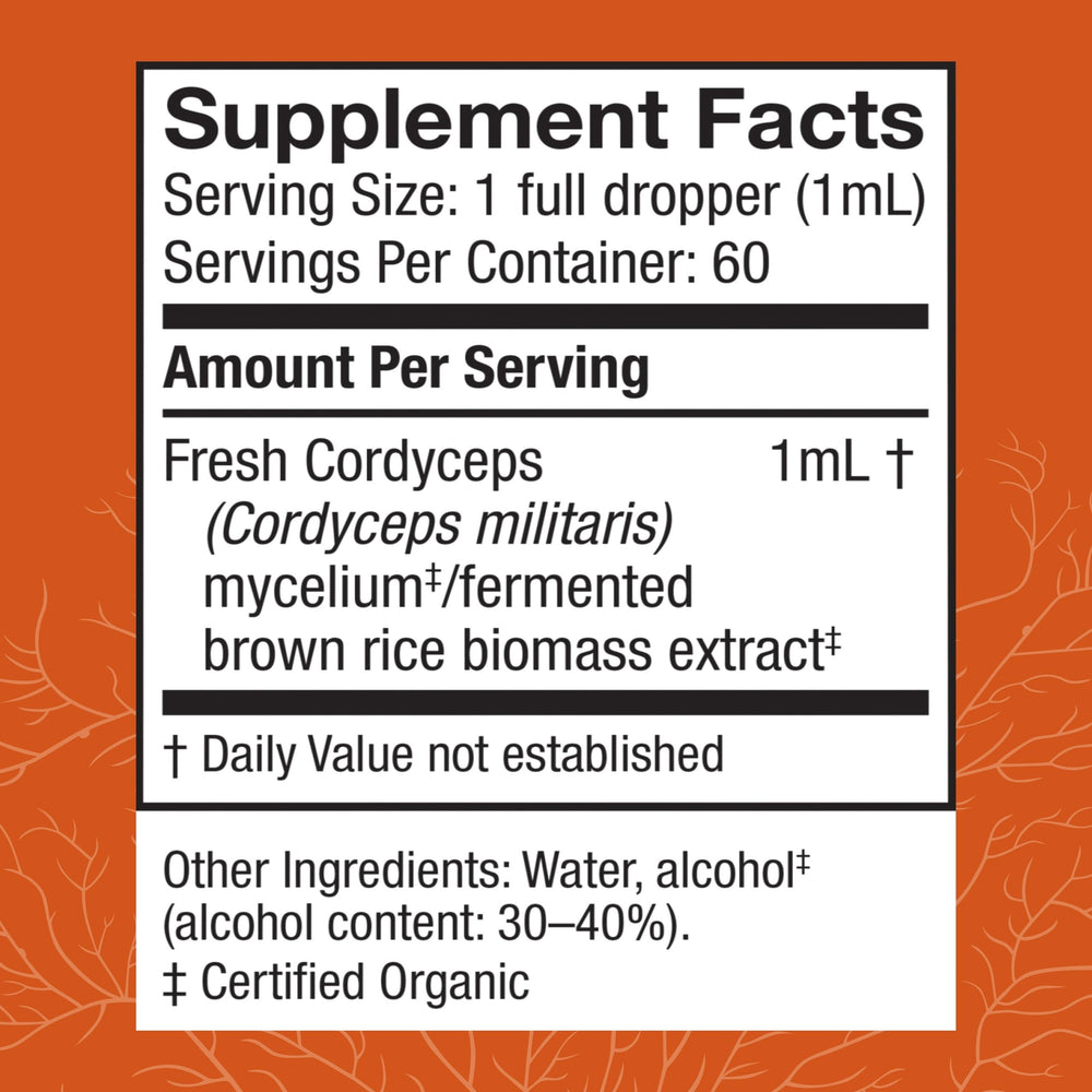 Product label image for Host Defense Cordyceps Extract
