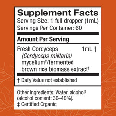 Product label image for Host Defense Cordyceps Extract