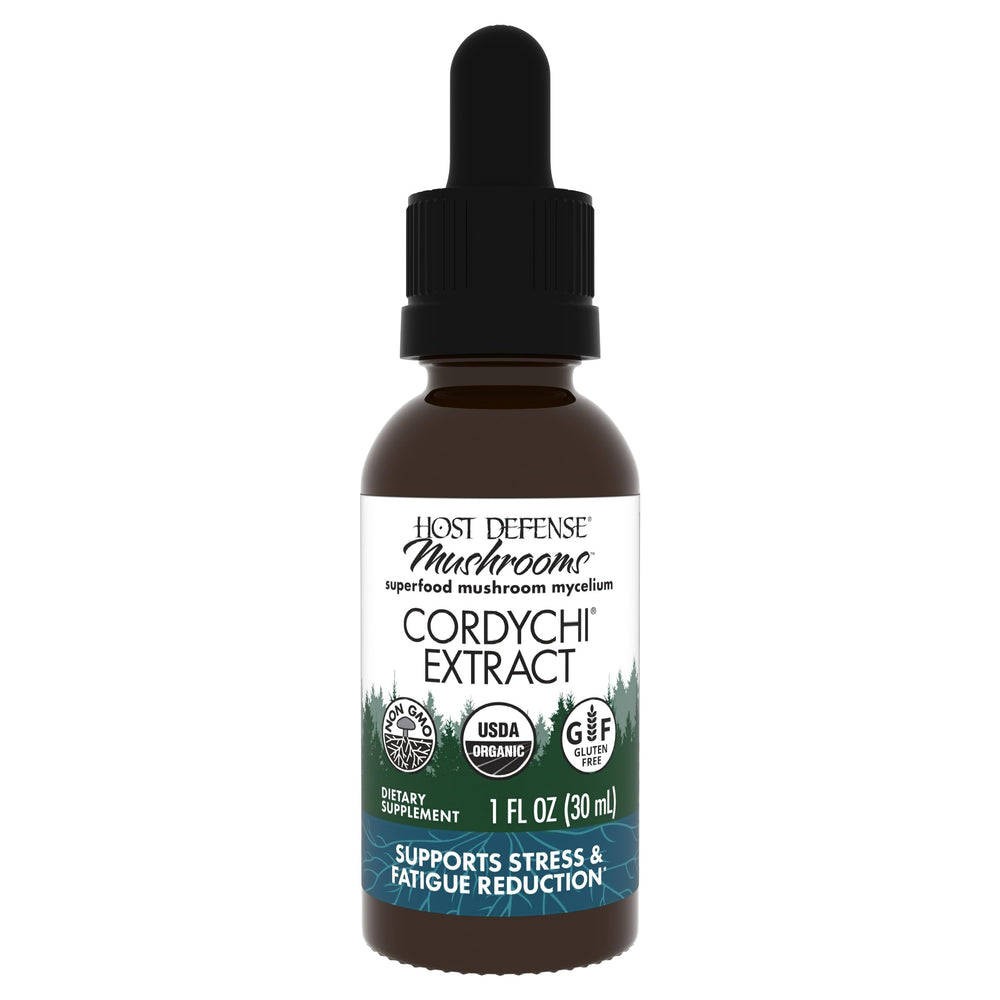 Bottle of Host Defense CordyChi Extract
