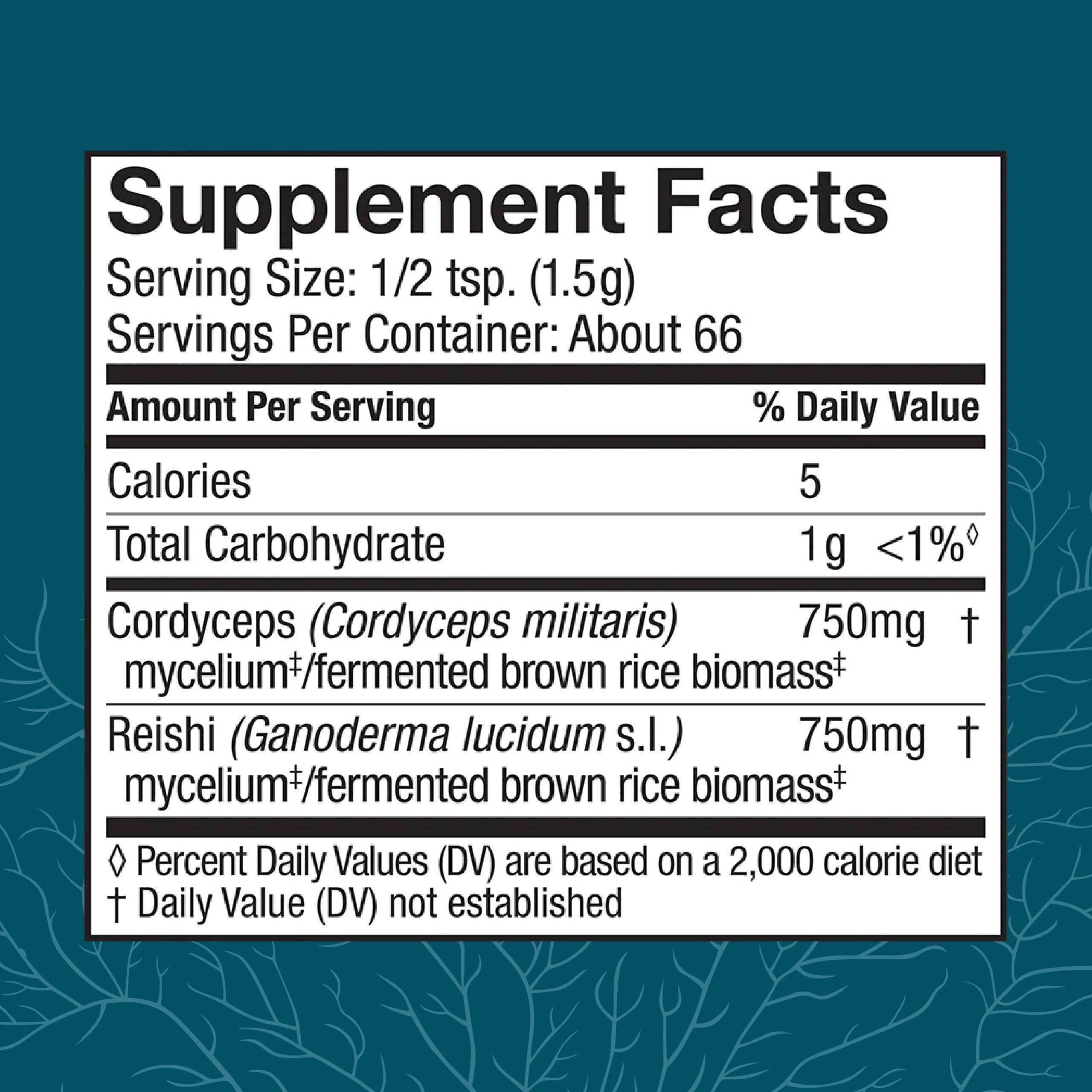 CordyChi Powder jar front with label