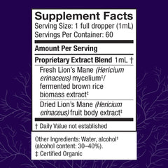 Dropper of Lion's Mane extract