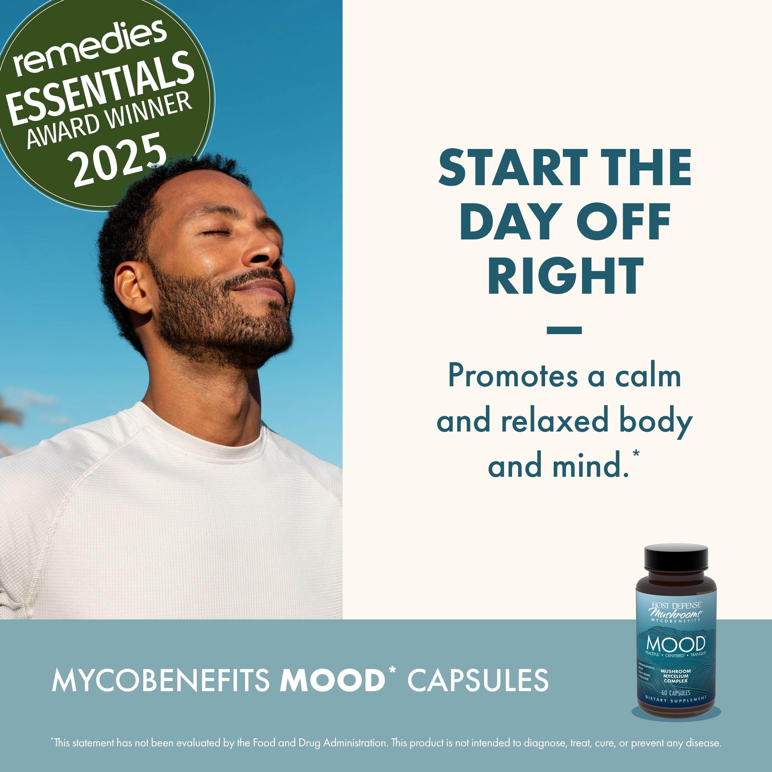 Daily dosage guidance showing two capsules