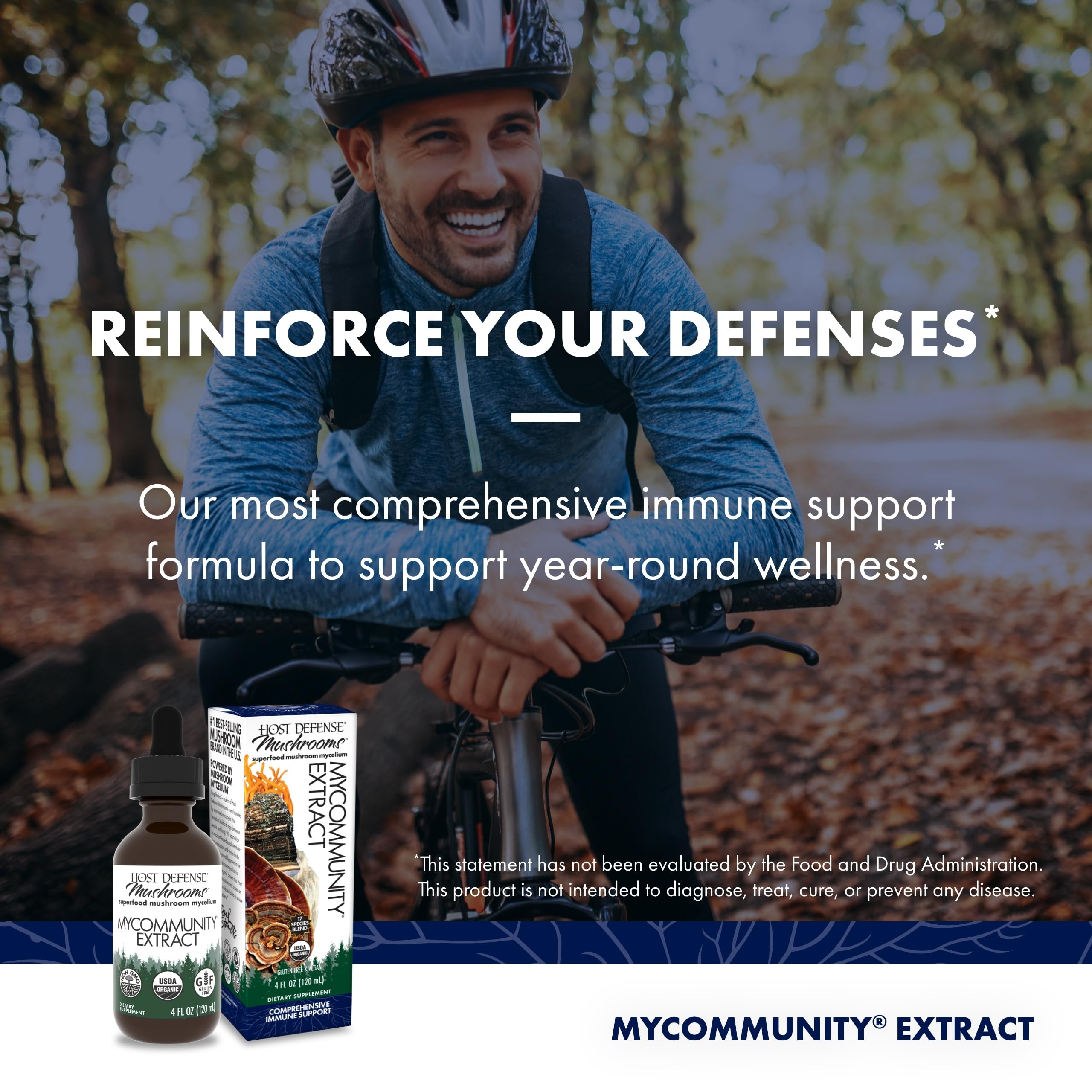 Chaga mushroom included in the MyCommunity Extract