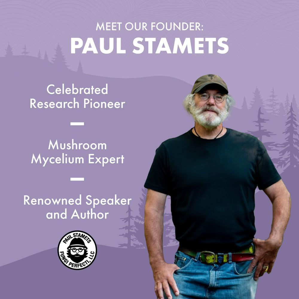 Host Defense mushrooms grown in the USA, non-GMO and gluten-free