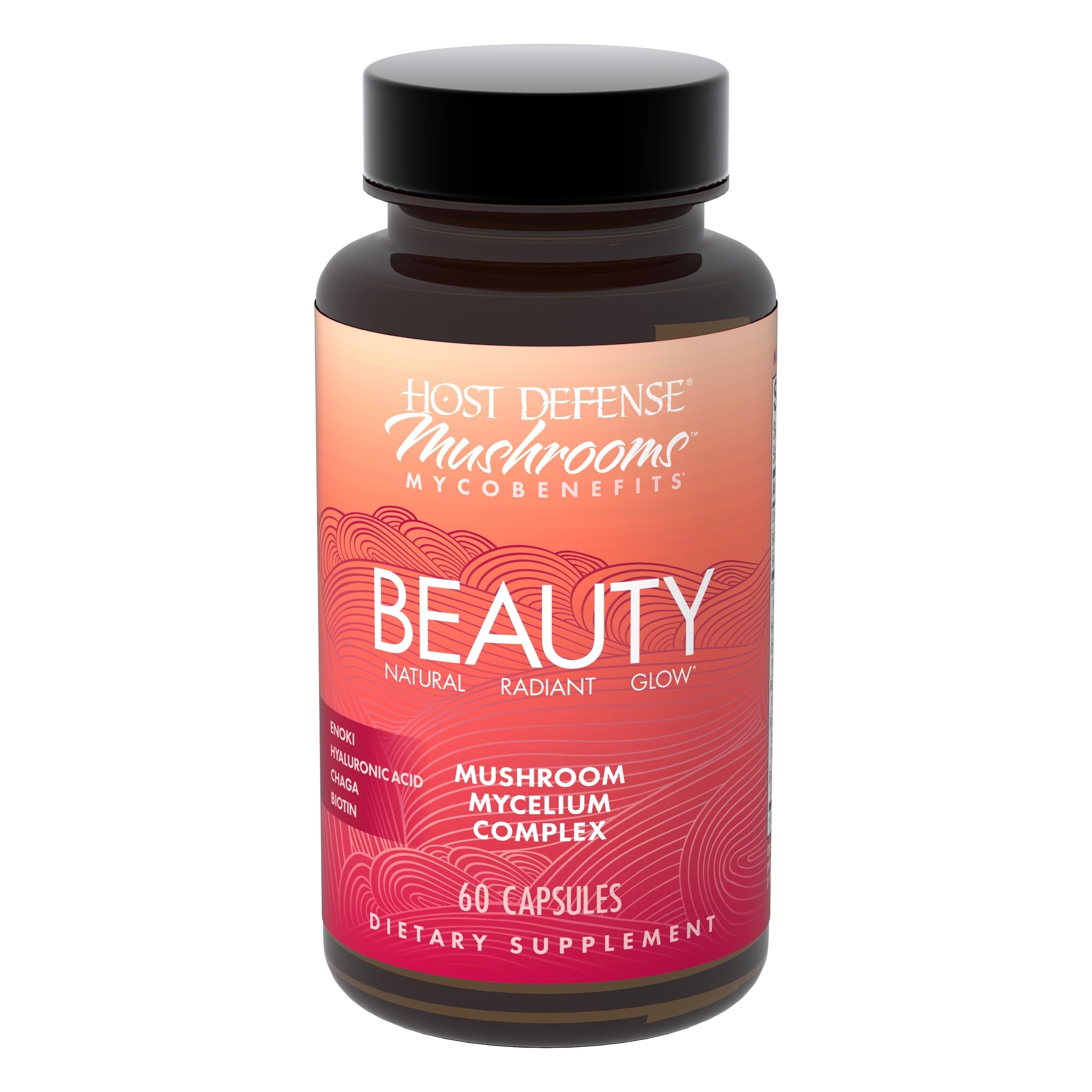 Host Defense MycoBenefits Beauty Capsules bottle