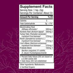 Product label showing Host Defense logo