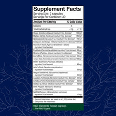Lion's Mane mushroom capsules for immune support