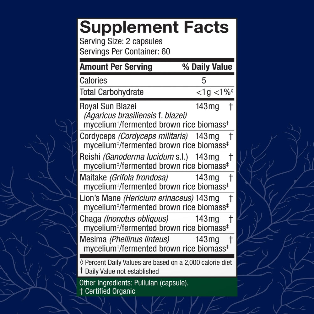 Close-up of 120 vegan capsules bottle
