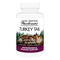 Host Defense Turkey Tail Capsules bottle with label