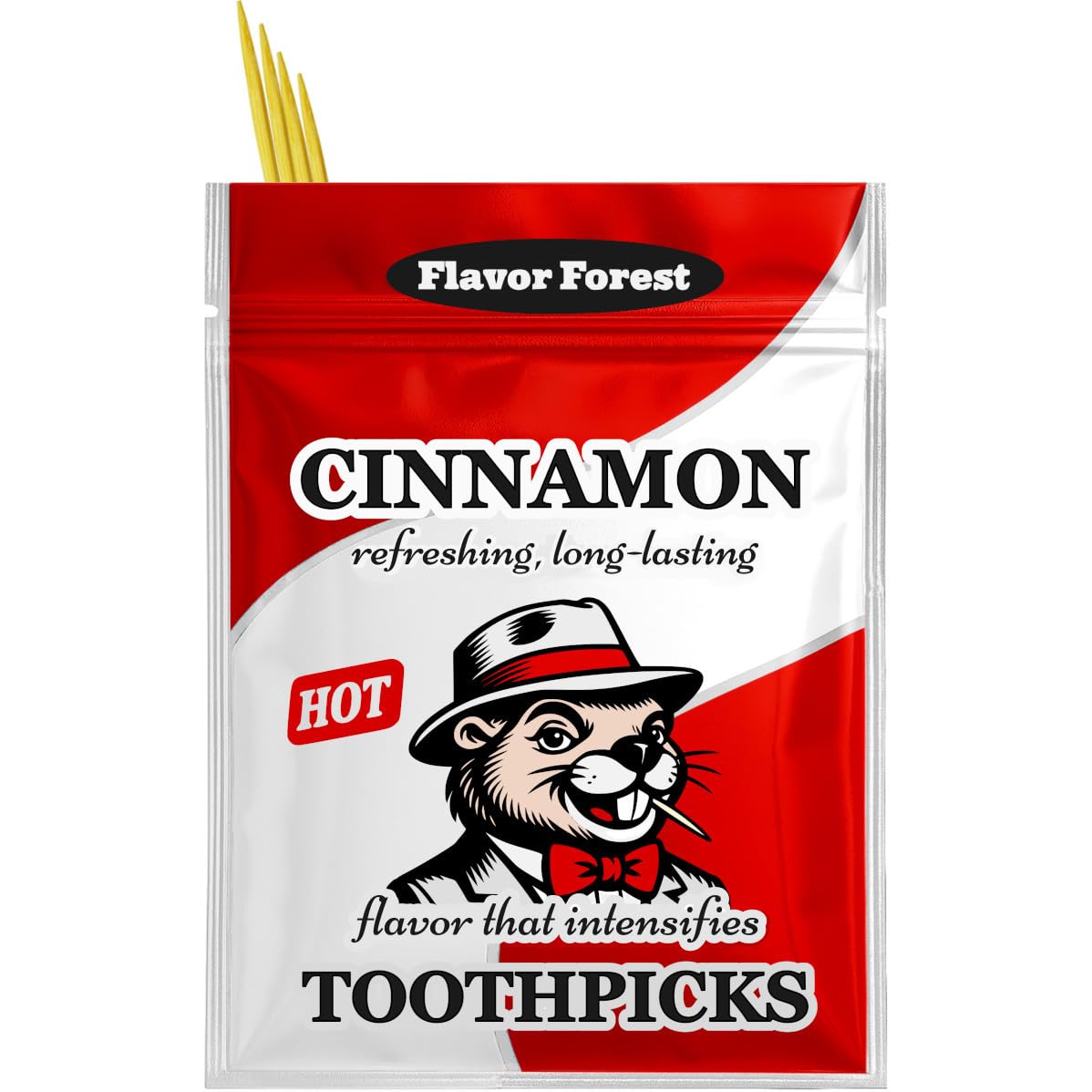 Hot Cinnamon Toothpicks 200ct front view