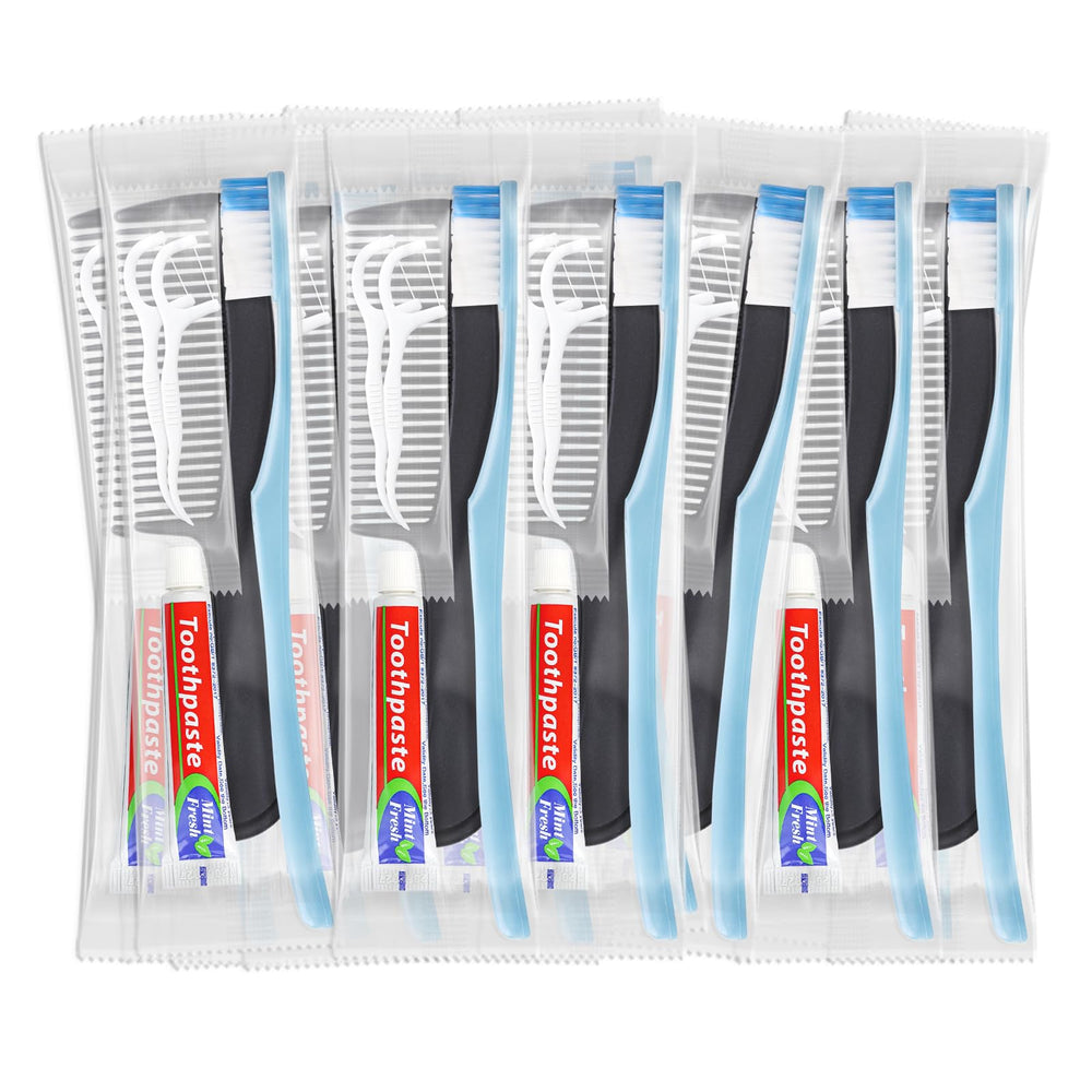 Bulk toothbrush kit suitable for hotels, Airbnb, and homelessness programs