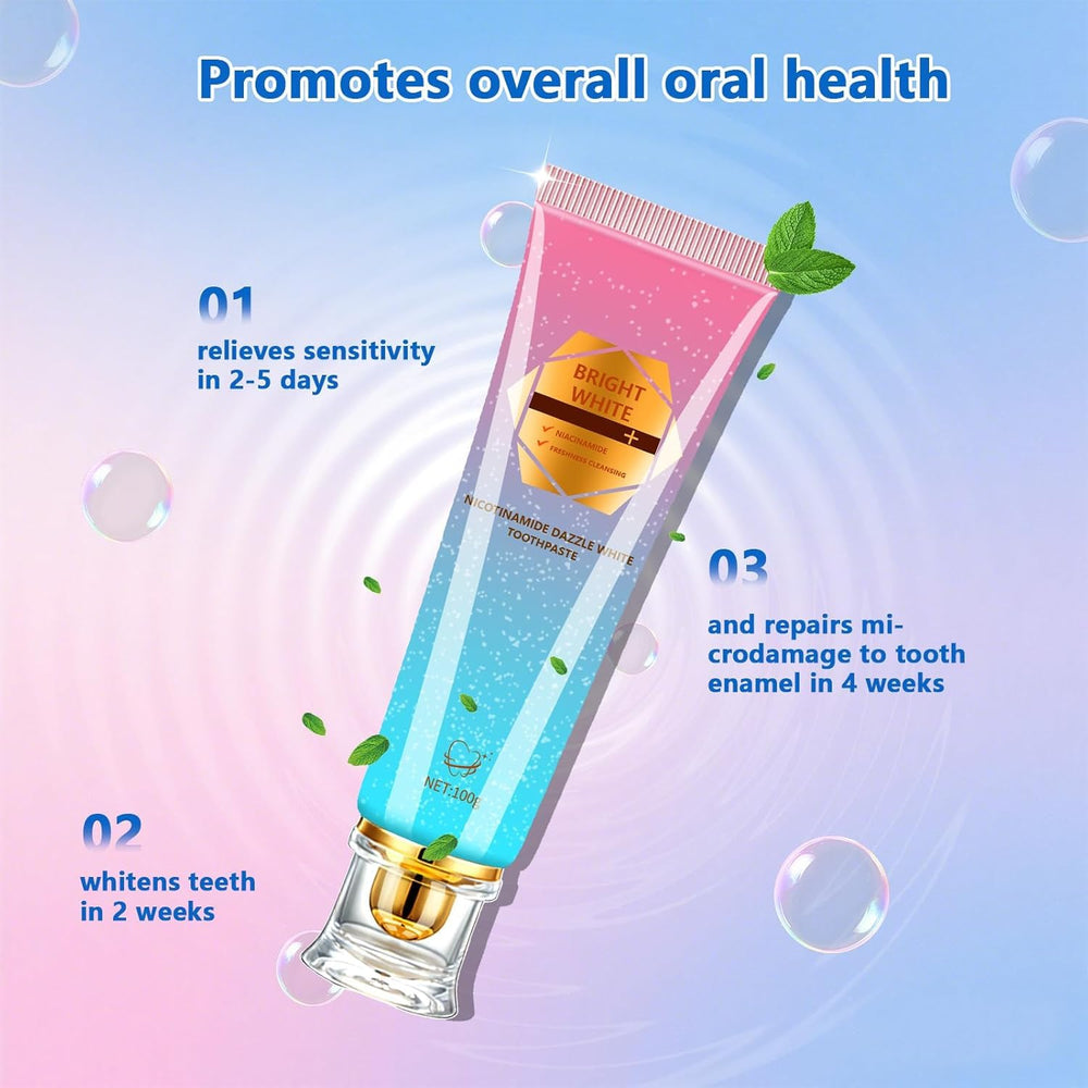 Fluoride-free toothpaste label highlighting enamel protection