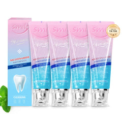 Hotluck Niacinamide Whitening Toothpaste Mint & Peach 3.53oz Pack of 4 – front view