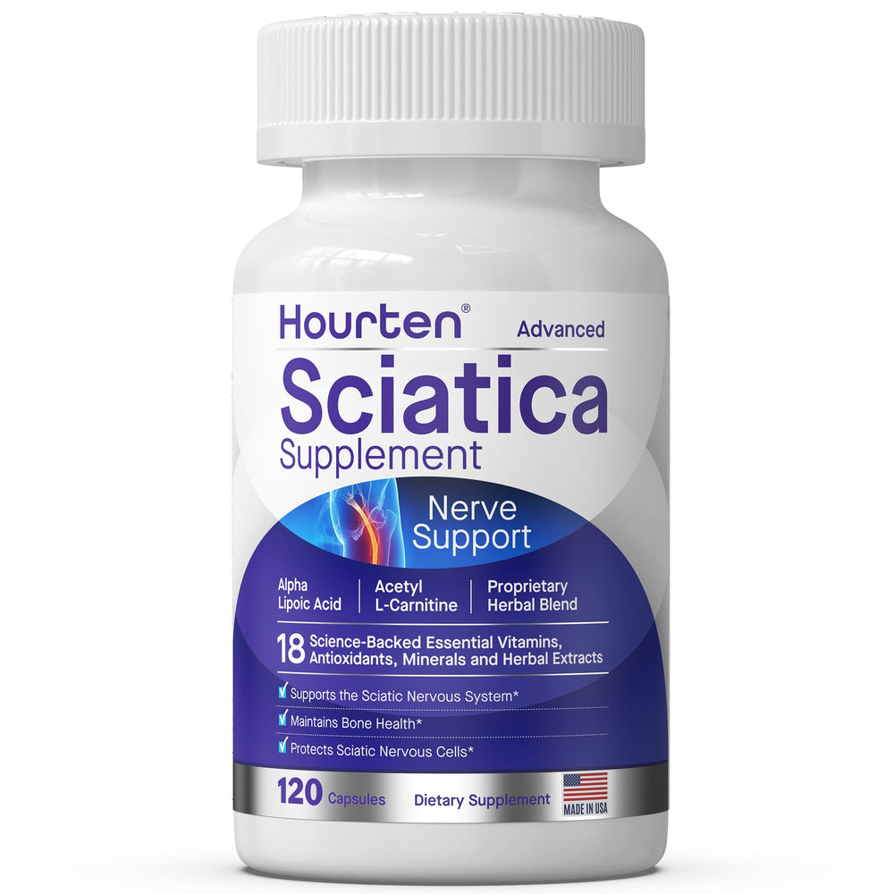 Hourten Advanced Sciatic Nerve Support Alpha Lipoic Acid bottle